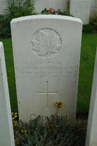 Canada Cemetery Tilloy Les Cambrai - Haythornthwaite, Thomas Edward